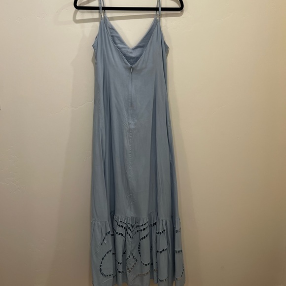 VIX BY PAULA HERMANNY SUMMER CASUAL BLUE DRESS MEDIUM - Picture 2 of 5